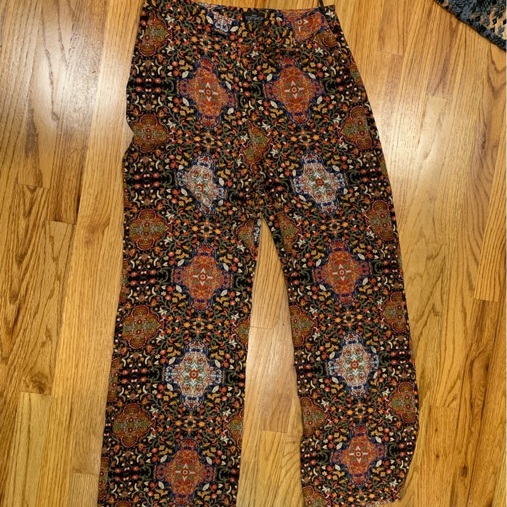 Top shop 8P Bohemian patterned pants
